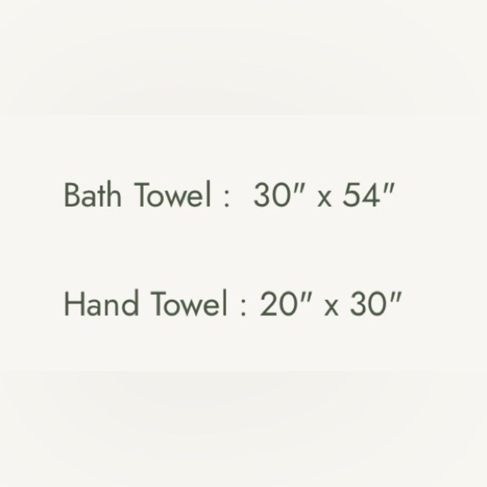 Biscuit Home • Terry Cloth Towel Set of 4 • 2 Hand Towels & 2 Bath Towels - Picture 6 of 6
